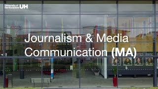 MA Journalism and Media Communications