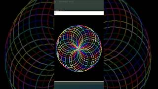 Draw Spiral Circle Using Python Turtle | #shorts #shortvideo #short #python #pythonturtle