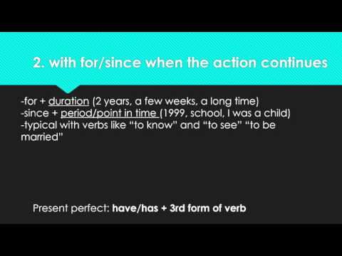 uses of present perfect uses of present perfect