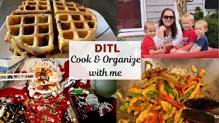 DITL COOK \u0026 ORGANIZE MOTIVATION WITH THE IRISH TRIPLETS // Spend a crazy day with the boys and I!