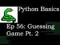 Python Basics Guessing Game pt  2