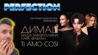 Dimash Qudaibergen, Lara Fabian, Aida Garifullina - Ti amo cosi (REACTION)