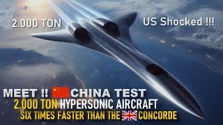 China is building 2,000 ton hypersonic aircraft, The world's fastest passenger jet by china