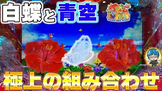 【Pスーパー海物語IN沖縄5】胡蝶の夢?いや現実だ!!プレミア級の白蝶演出!よっしぃの実戦!【遊1012連】