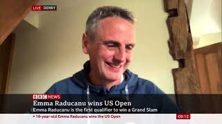 BBC News: Reaction To Emma Raducanu's US Open Victory