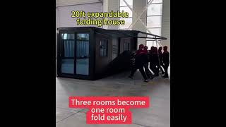 20ft prefab expandable container homes . Easy to move . www.kwtinyhomes.com #containerhome