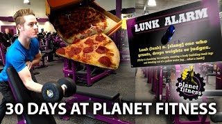 30 Days at Planet Fitness - Full Review & Workout - Lunk Alarm, Free Pizza Day & Gym Tour