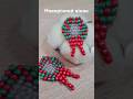 Різдвяний вінок з бісеру🥰 | How to make wreath with big beads #diy #beads #wreath #змія #бісер #2025