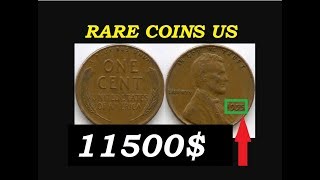 RARE COINS US PENNIES One cent 1955 Lincoln WORTH MONEY  VALUABLE COINS IN POCKET CHANGE