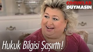 Gülfidan'ın hukuk bilgisi şaşırttı! - Çocuklar Duymasın 25. Bölüm