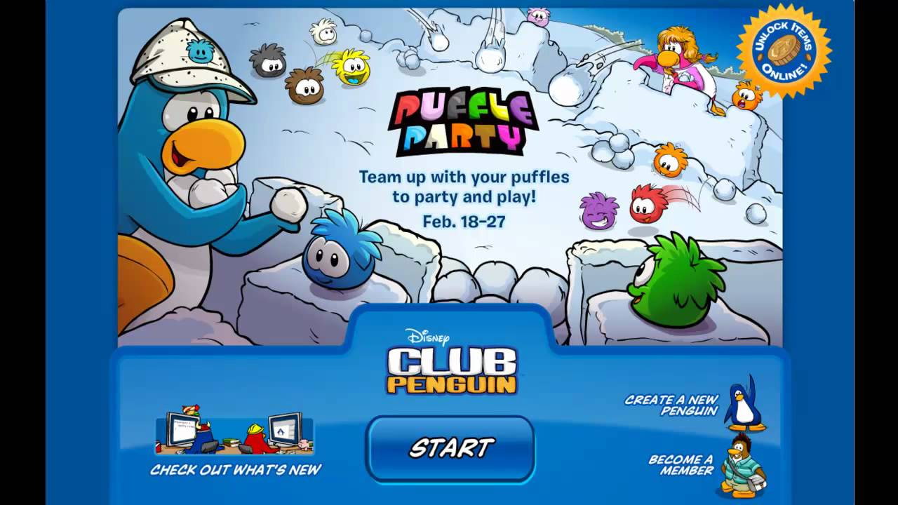 Club Penguin Music - Puffle Party 2011 - Main Theme - YouTube