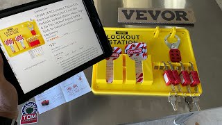 Review of The VEVOR 26 Piece Lockout Tagout Kit for Electrically Operated Equipment only $53.00!