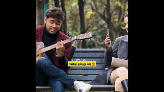 Pushpa Prank On cute girl | Jhukega Nai Sala 🙅 | @team_jhopdi_k #shorts #singing #viral #prank