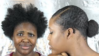 High Puff Tutorial On Short Natural Hair Quick Easy