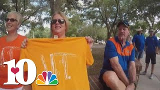 Vol fan bullied for homemade shirt makes huge impact on Tennessee and Florida rivalry