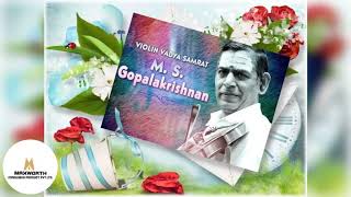 MS Gopalakrishnan - Violin