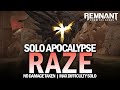 Solo Raze Boss Fight - Apocalypse (No Damage Taken) [Remnant: From The Ashes]