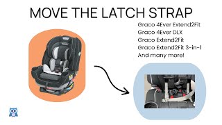 How to Move the LATCH Strap from Rear-Facing to Forward-Facing on a Graco 4Ever Extend2Fit