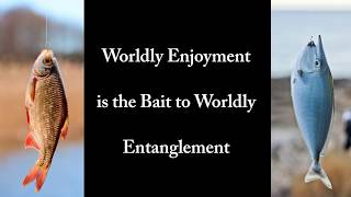 Worldly enjoyment is the bait to worldly entanglement Gita 18.38