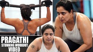 Actress Pragathi STUNNING Workout Video | Pragathi Latest Video | Daily Culture