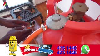 Connecting points between the regulator hose and your stove.