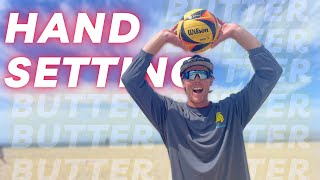 BEACH VOLLEYBALL HAND SETTING - How To