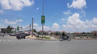 Travelling Along Streets In Ta Khmao - Beautiful Town Of Cambodia