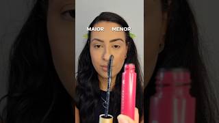 RÍMEL | Truque para aumentar ou diminuir os olhos #rimel #makeup #tutorial #eyelashes #olhos #cílios