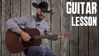 Accent Picks and Strums in Country Bluegrass Rhythm - Guitar Lesson