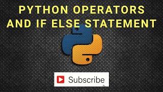 Python Programming - Operators and If Else Statement | Craw Security #pythonprogramming