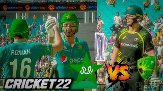 CRICKET 22 PAKISTAN VS AUSTRALIA T20 Full Match 2022 Cricket 22 Gameplay 1080p 60fps