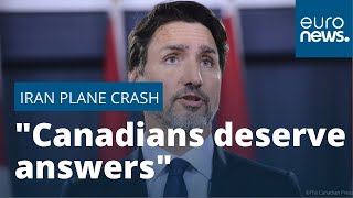 Trudeau: Canadians deserve answers on plane crash