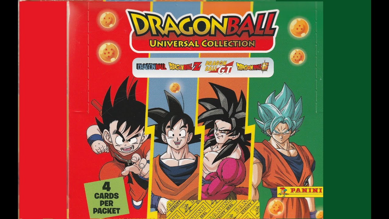 UNBOXING CARDS DRAGON BALL UNIVERSAL COLLECTION - PANINI - YouTube