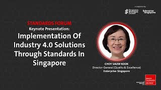 ITAP 2021 SF: Supporting Implementation of Industry 4 0 Solutions Through Standards in Singapore