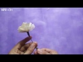 ดอกไม้ประดิษฐ์จากเปลือกข้าวโพด flower form corn husk