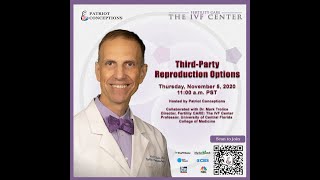 FREE WEBINAR: Third-Party  Reproduction Options with Dr. Mark Trolice