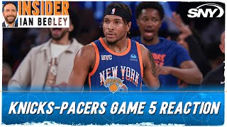 Breaking down Knicks' big Game 5 win over Pacers, including Deuce McBride getting the start | SNY