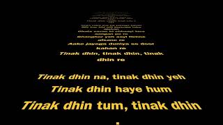 Tinak Dhin Karaoke by Ali Sethi   HD 1080p