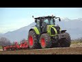 Claas Axion 850 | Erpice Maschio Jumbo 7 metri