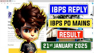 📢 IBPS PO Mains Result 2024: Official IBPS Call Reply! 📊