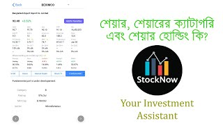 শেয়ার ক্যাটাগরি এবং শেয়ার হোল্ডিং কি | What are share categories and shareholders ?