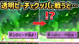 【マリオワンダー 小ネタ】透明のピーチでクッパと戦うと・・【スーパーマリオブラザーズ ワンダー】【Switch】