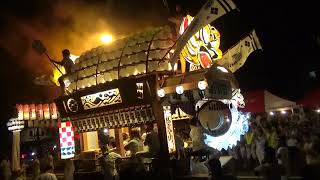 住吉神社祭典2018　平成30年 千秋楽 山八組 宮出