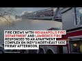 Apartment fire on Indy’s northeast side displaces 21 residents