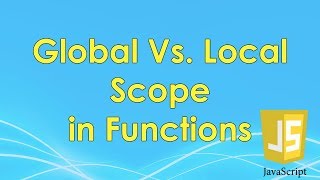 Global Vs Local Scope in Functions | JavaScript Tutorial | FreeCodeCamp