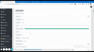 Admin Dashboard: Styling