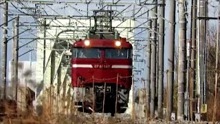 [FHD]JR東日本・高崎線：新町～神保原駅間、EF81形/単機回送、走行シーン。 《単9726レ》