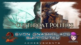 Guild Wars 2 - Cutthroat Politics - Evon Gnashblade achievements