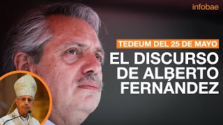 El comentario de Alberto Fernández a Poli en el Tedeum del 25 de mayo