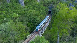 Air trainspotting (BG) - Passenger trains in the picturesque Zemen gorge